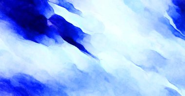 Soyut suluboya sanat eserleri. Fırça boyalı dijital resim. Renkli yaratıcı suluboya çizimi.