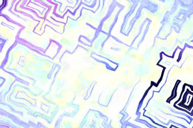 Soyut suluboya sanat eserleri. Fırça boyalı dijital resim. Renkli yaratıcı suluboya çizimi.