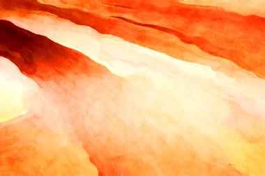 Soyut suluboya sanat eserleri. Fırça boyalı dijital resim. Renkli yaratıcı suluboya çizimi.