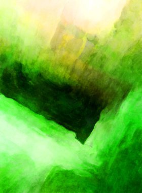 Soyut suluboya sanat eserleri. Fırça boyalı dijital resim. Renkli yaratıcı suluboya çizimi.