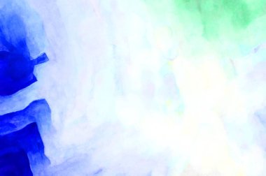 Soyut suluboya sanat eserleri. Fırça boyalı dijital resim. Renkli yaratıcı suluboya çizimi.