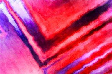 Soyut suluboya sanat eserleri. Fırça boyalı dijital resim. Renkli yaratıcı suluboya çizimi.