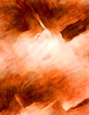 Soyut suluboya sanat eserleri. Fırça boyalı dijital resim. Renkli yaratıcı suluboya çizimi.