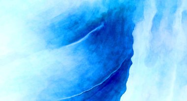 Soyut suluboya sanat eserleri. Fırça boyalı dijital resim. Renkli yaratıcı suluboya çizimi.