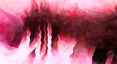 Soyut suluboya sanat eserleri. Fırça boyalı dijital resim. Renkli yaratıcı suluboya çizimi.