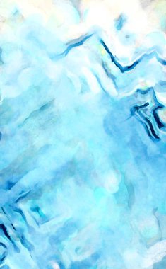 Soyut suluboya sanat eserleri. Fırça boyalı dijital resim. Renkli yaratıcı suluboya çizimi.