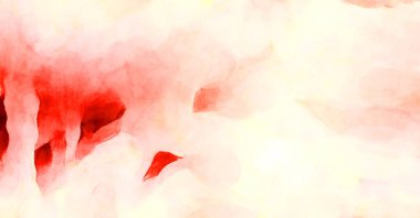 Soyut suluboya sanat eserleri. Fırça boyalı dijital resim. Renkli yaratıcı suluboya çizimi.