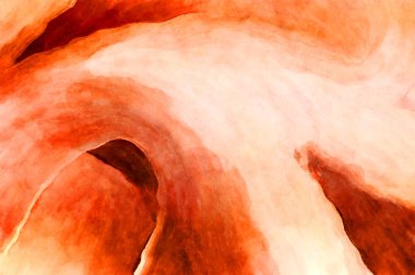 Soyut suluboya sanat eserleri. Fırça boyalı dijital resim. Renkli yaratıcı suluboya çizimi.