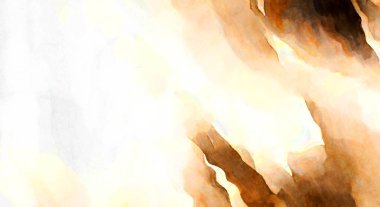 Soyut suluboya sanat eserleri. Fırça boyalı dijital resim. Renkli yaratıcı suluboya çizimi.