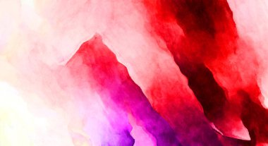 Soyut suluboya sanat eserleri. Fırça boyalı dijital resim. Renkli yaratıcı suluboya çizimi.