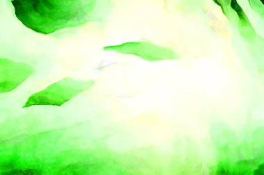 Soyut suluboya sanat eserleri. Fırça boyalı dijital resim. Renkli yaratıcı suluboya çizimi.