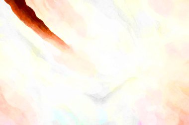 Soyut suluboya sanat eserleri. Fırça boyalı dijital resim. Renkli yaratıcı suluboya çizimi.