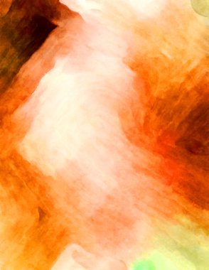 Soyut suluboya sanat eserleri. Fırça boyalı dijital resim. Renkli yaratıcı suluboya çizimi.