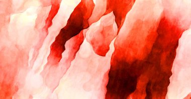 Soyut suluboya sanat eserleri. Fırça boyalı dijital resim. Renkli yaratıcı suluboya çizimi.