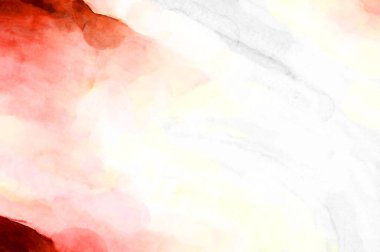 Soyut suluboya sanat eserleri. Fırça boyalı dijital resim. Renkli yaratıcı suluboya çizimi.