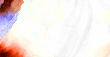 Soyut suluboya sanat eserleri. Fırça boyalı dijital resim. Renkli yaratıcı suluboya çizimi.