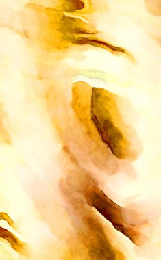 Soyut suluboya sanat eserleri. Fırça boyalı dijital resim. Renkli yaratıcı suluboya çizimi.