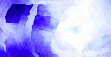 Soyut suluboya sanat eserleri. Fırça boyalı dijital resim. Renkli yaratıcı suluboya çizimi.