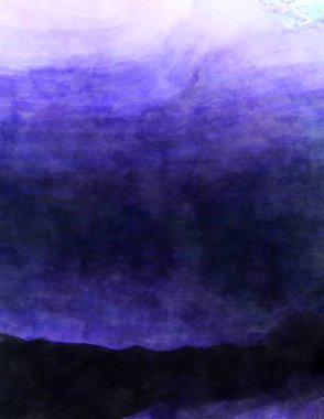 Soyut suluboya sanat eserleri. Fırça boyalı dijital resim. Renkli yaratıcı suluboya çizimi.