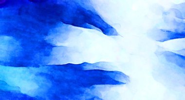 Soyut suluboya sanat eserleri. Fırça boyalı dijital resim. Renkli yaratıcı suluboya çizimi.