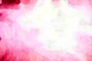 Soyut suluboya sanat eserleri. Fırça boyalı dijital resim. Renkli yaratıcı suluboya çizimi.