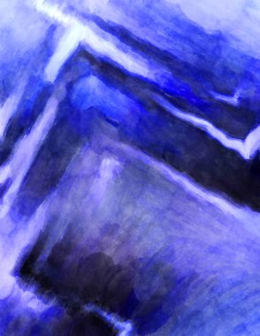 Soyut suluboya sanat eserleri. Fırça boyalı dijital resim. Renkli yaratıcı suluboya çizimi.