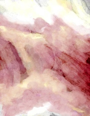 Soyut suluboya sanat eserleri. Fırça boyalı dijital resim. Renkli yaratıcı suluboya çizimi.