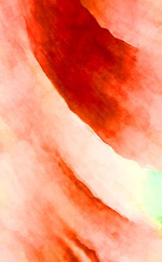 Soyut suluboya sanat eserleri. Fırça boyalı dijital resim. Renkli yaratıcı suluboya çizimi.