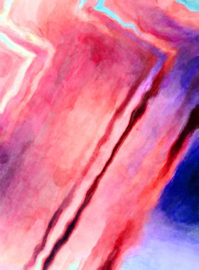 Soyut suluboya sanat eserleri. Fırça boyalı dijital resim. Renkli yaratıcı suluboya çizimi.