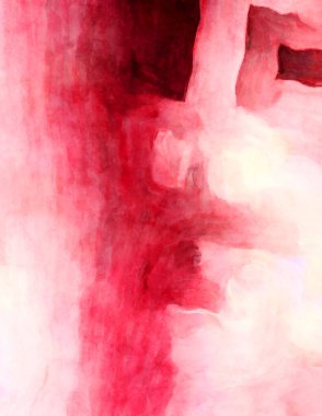 Soyut suluboya sanat eserleri. Fırça boyalı dijital resim. Renkli yaratıcı suluboya çizimi.