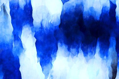 Soyut suluboya sanat eserleri. Fırça boyalı dijital resim. Renkli yaratıcı suluboya çizimi.