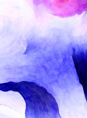 Soyut suluboya sanat eserleri. Fırça boyalı dijital resim. Renkli yaratıcı suluboya çizimi.