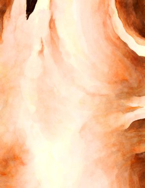 Soyut suluboya sanat eserleri. Fırça boyalı dijital resim. Renkli yaratıcı suluboya çizimi.