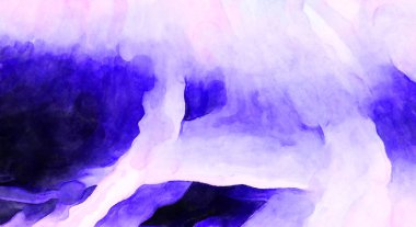 Soyut suluboya sanat eserleri. Fırça boyalı dijital resim. Renkli yaratıcı suluboya çizimi.