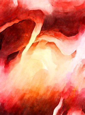 Soyut suluboya sanat eserleri. Fırça boyalı dijital resim. Renkli yaratıcı suluboya çizimi.