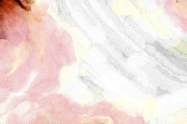 Soyut suluboya sanat eserleri. Fırça boyalı dijital resim. Renkli yaratıcı suluboya çizimi.