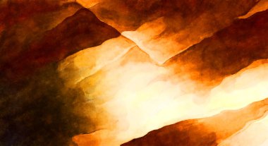 Soyut suluboya sanat eserleri. Fırça boyalı dijital resim. Renkli yaratıcı suluboya çizimi.