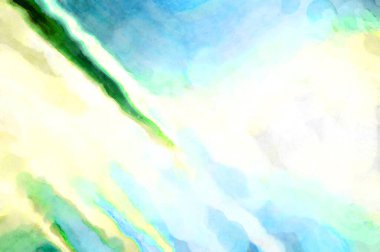 Soyut suluboya sanat eserleri. Fırça boyalı dijital resim. Renkli yaratıcı suluboya çizimi.