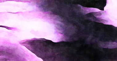 Soyut suluboya sanat eserleri. Fırça boyalı dijital resim. Renkli yaratıcı suluboya çizimi.