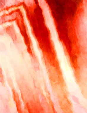 Soyut suluboya sanat eserleri. Fırça boyalı dijital resim. Renkli yaratıcı suluboya çizimi.