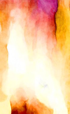 Soyut suluboya sanat eserleri. Fırça boyalı dijital resim. Renkli yaratıcı suluboya çizimi.