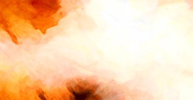 Soyut suluboya sanat eserleri. Fırça boyalı dijital resim. Renkli yaratıcı suluboya çizimi.