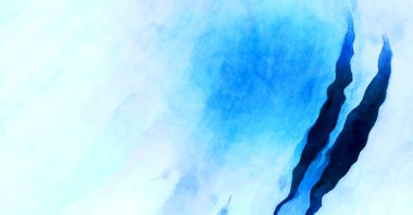 Soyut suluboya sanat eserleri. Fırça boyalı dijital resim. Renkli yaratıcı suluboya çizimi.