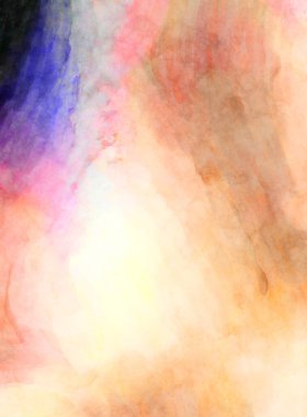 Soyut suluboya sanat eserleri. Fırça boyalı dijital resim. Renkli yaratıcı suluboya çizimi.