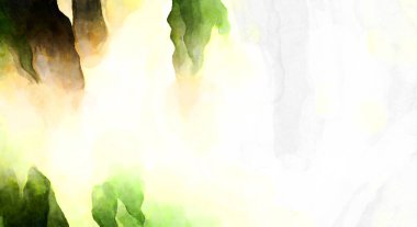 Soyut suluboya sanat eserleri. Fırça boyalı dijital resim. Renkli yaratıcı suluboya çizimi.