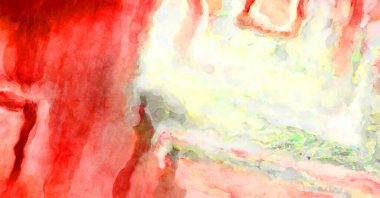 Soyut suluboya sanat eserleri. Fırça boyalı dijital resim. Renkli yaratıcı suluboya çizimi.