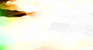 Soyut suluboya sanat eserleri. Fırça boyalı dijital resim. Renkli yaratıcı suluboya çizimi.