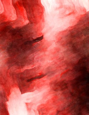 Soyut suluboya sanat eserleri. Fırça boyalı dijital resim. Renkli yaratıcı suluboya çizimi.