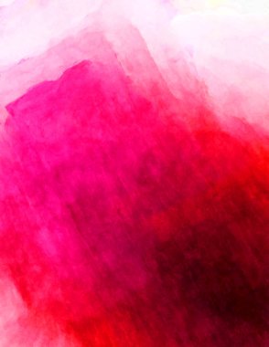 Soyut suluboya sanat eserleri. Fırça boyalı dijital resim. Renkli yaratıcı suluboya çizimi.