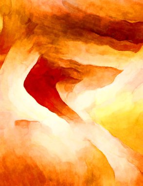 Soyut suluboya sanat eserleri. Fırça boyalı dijital resim. Renkli yaratıcı suluboya çizimi.